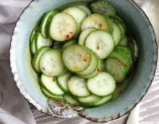 Zero-Point Spicy Sweet Marinated Cucumbers Recipe