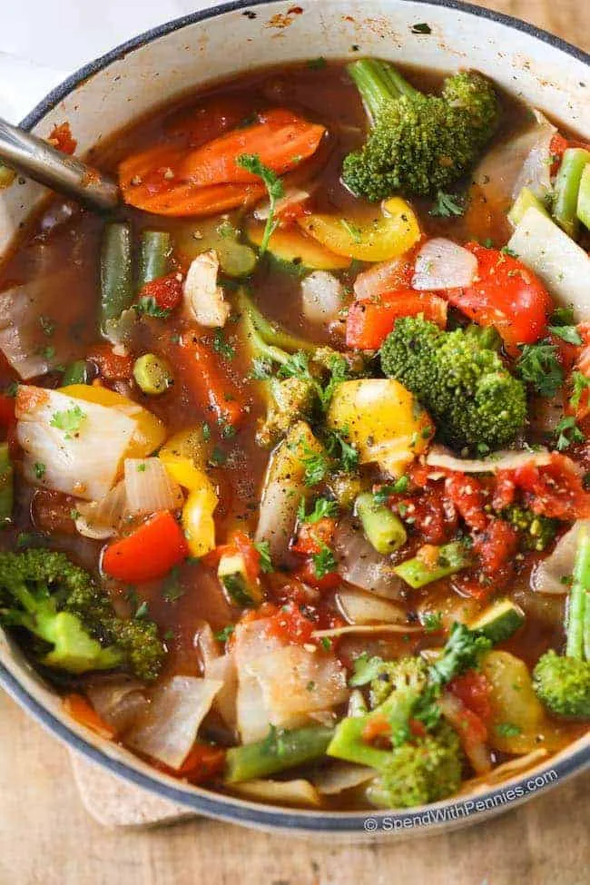 Zero-Point Weight Watchers Favorite Vegetable Soup Recipe