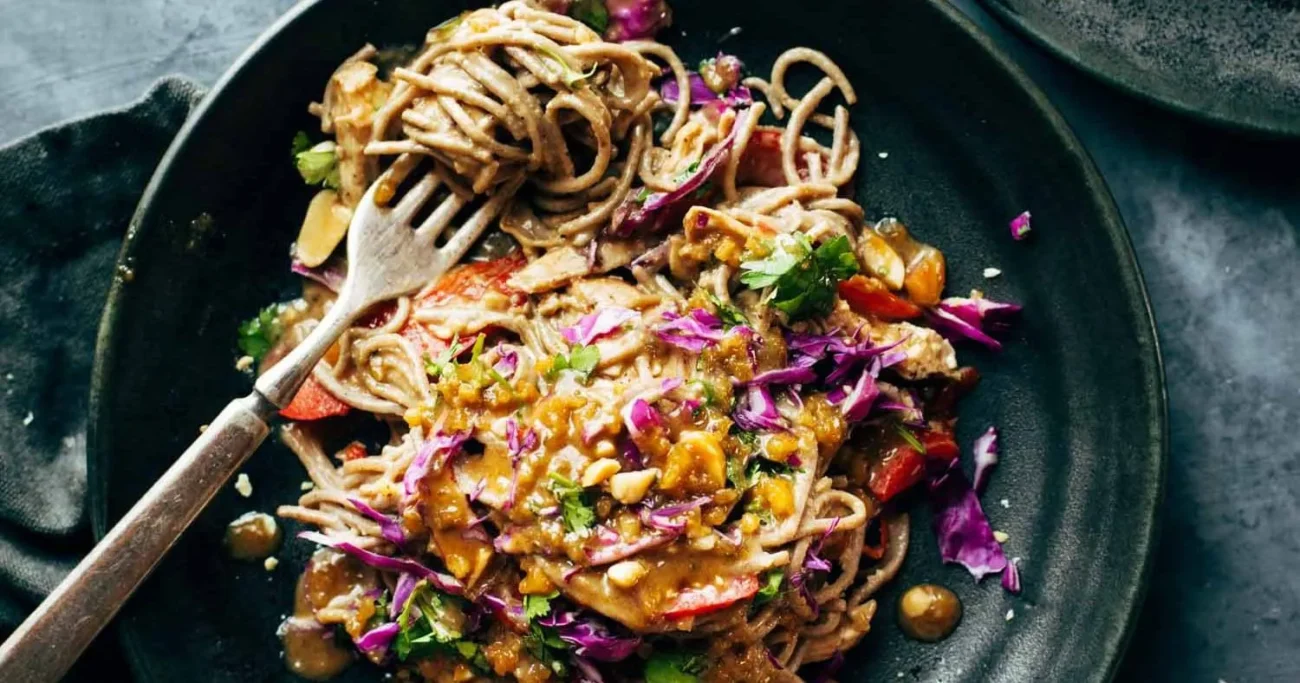 Zesty Asian-Inspired Spicy Noodle Salad Recipe