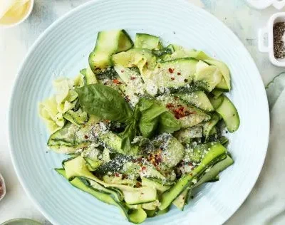 Zesty Basil Butter Zucchini Ribbons - A Fresh And Flavorful Side Dish