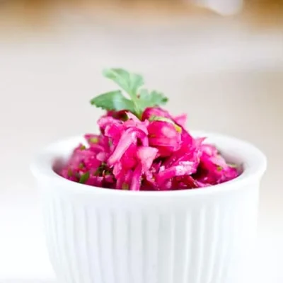 Zesty Beet And Onion Pickle Delight