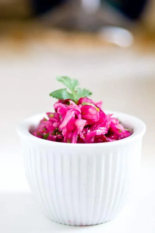 Zesty Beet and Onion Pickle Delight