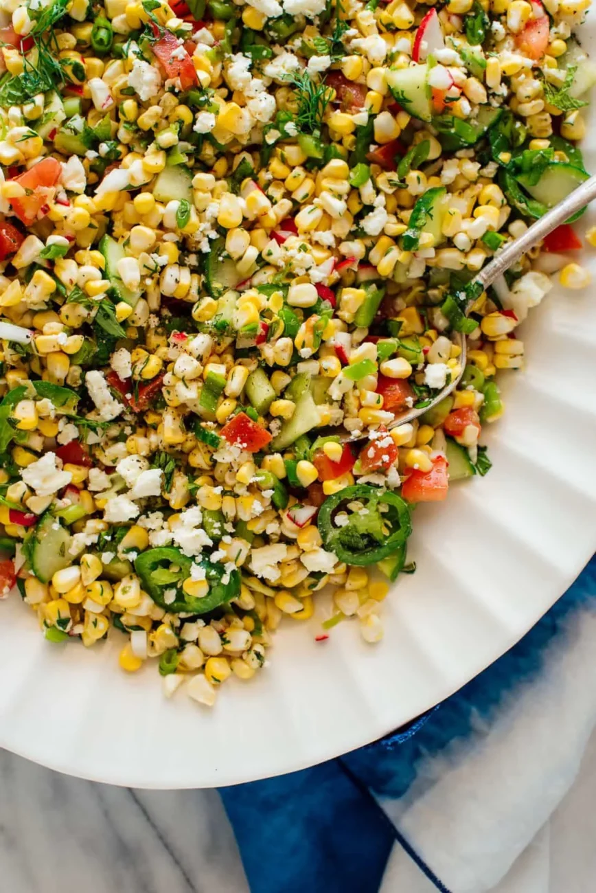 Zesty Jalapeo-Lime Corn Salad Recipe