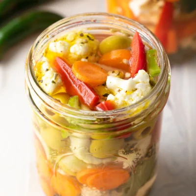 Zesty Quick-Pickled Vegetables Medley Recipe