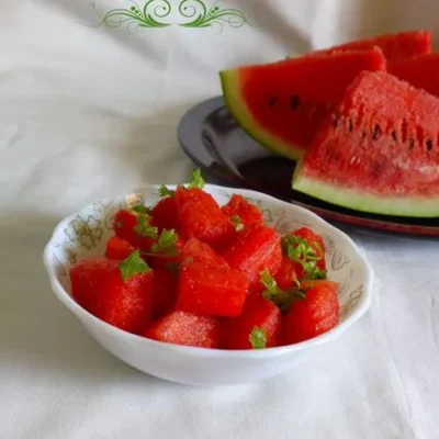 Zesty Watermelon Delight: A Refreshing Spicy Twist