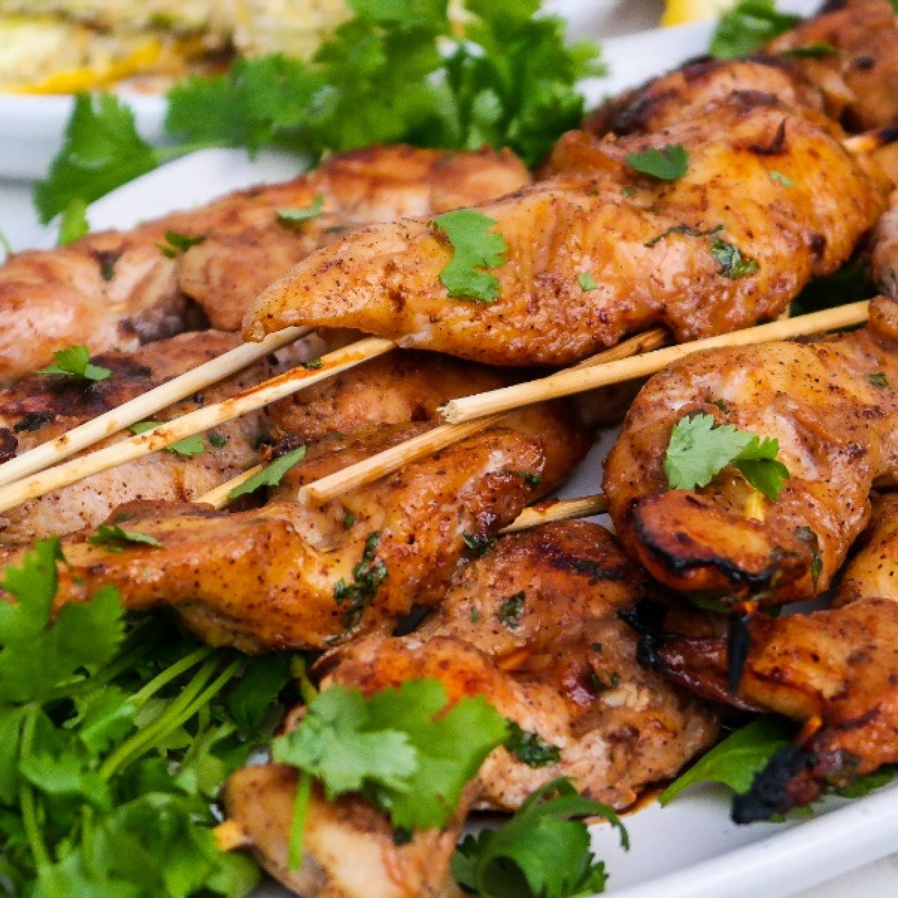 Adobo Chicken Skewers