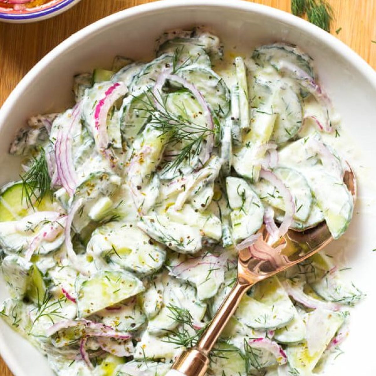 African Chopped Salad With Yogurt And