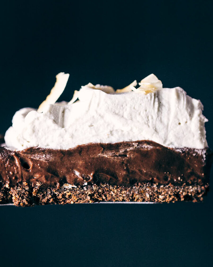 Airy Chocolate Coconut Cream Pie