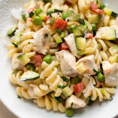 Alfredo Pasta Primavera