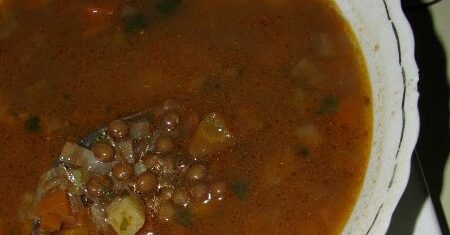 Algerian Adess – Traditional Lentil Soup / Stew