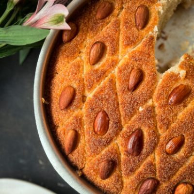 Algerian Basboussa Semolina Cake