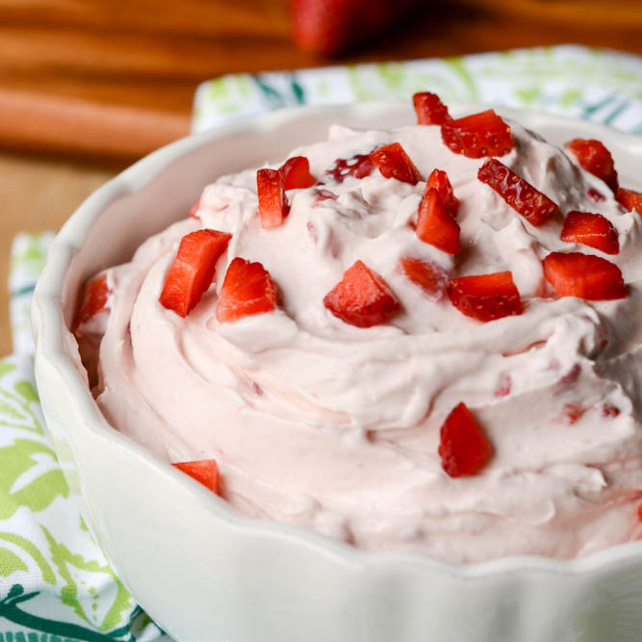 Almond-Infused Strawberry Cream Dip Recipe