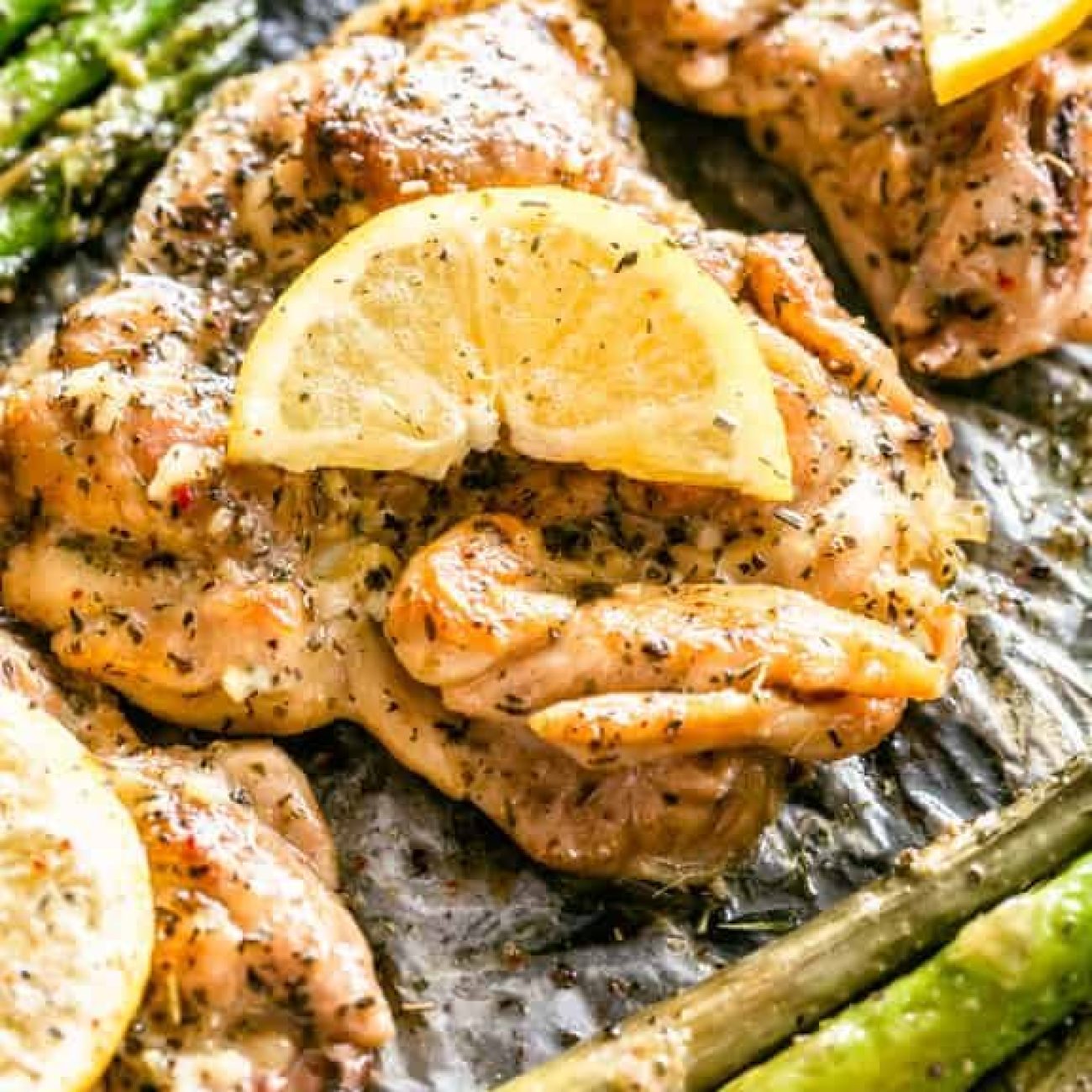 Amazing Baked Lemon Garlic Chicken Thighs