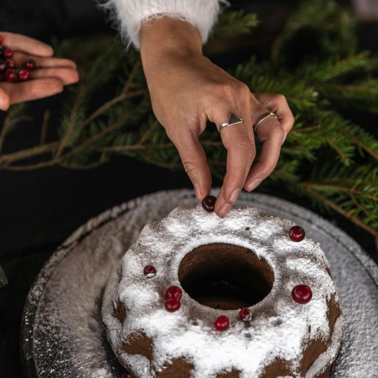 Annes Carob Chip & Raisin Bundt Cake