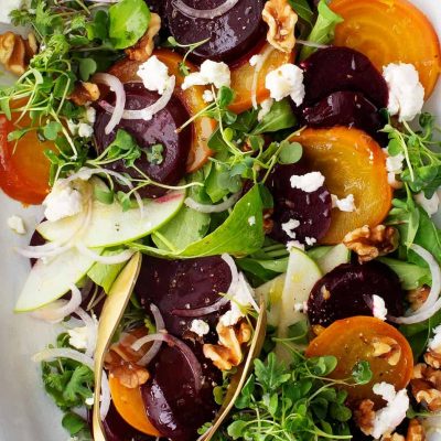 Apple, Beet And Walnut Salad