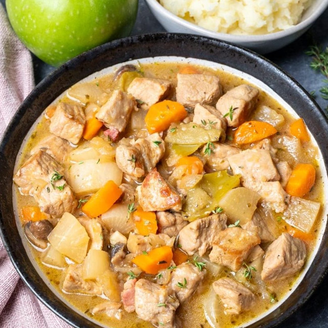 Apple-Infused Spicy Pork Casserole Recipe