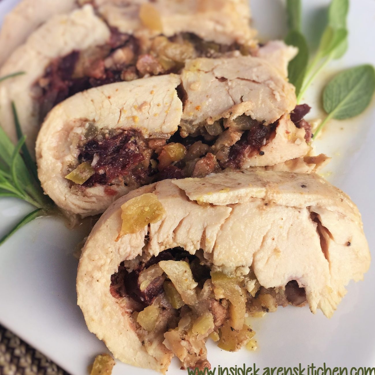 Apple-Raisin Stuffed Chicken Breast