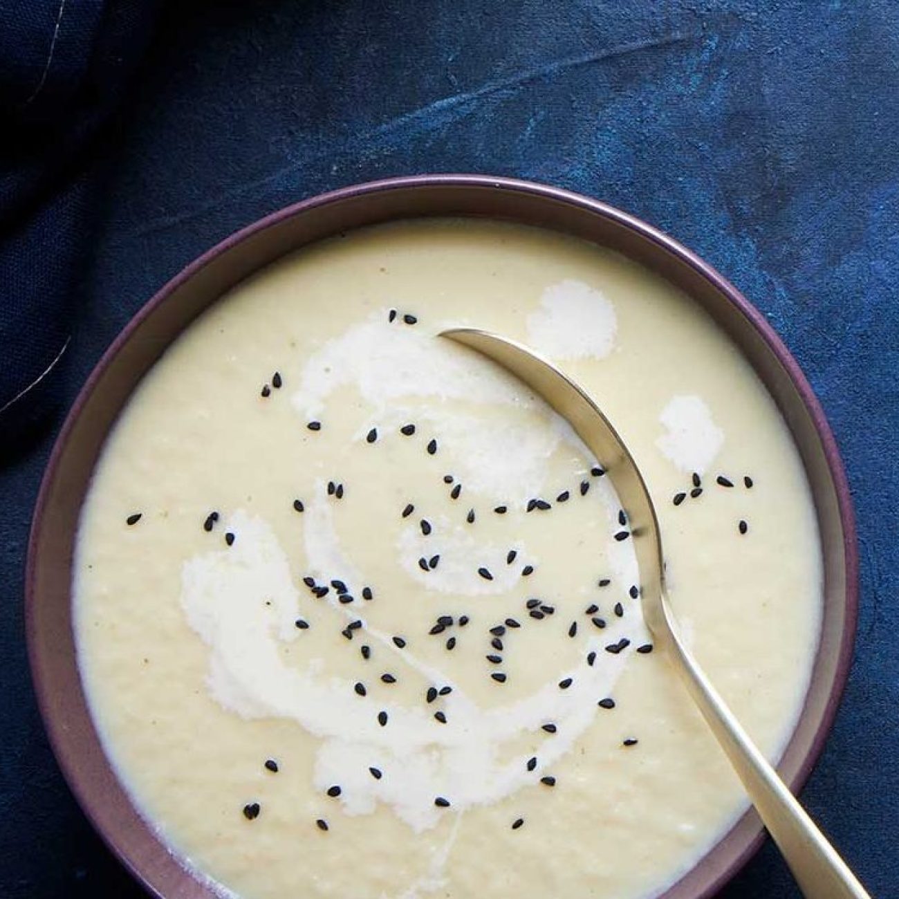 Apple Vichyssoise With Bleu Cheese