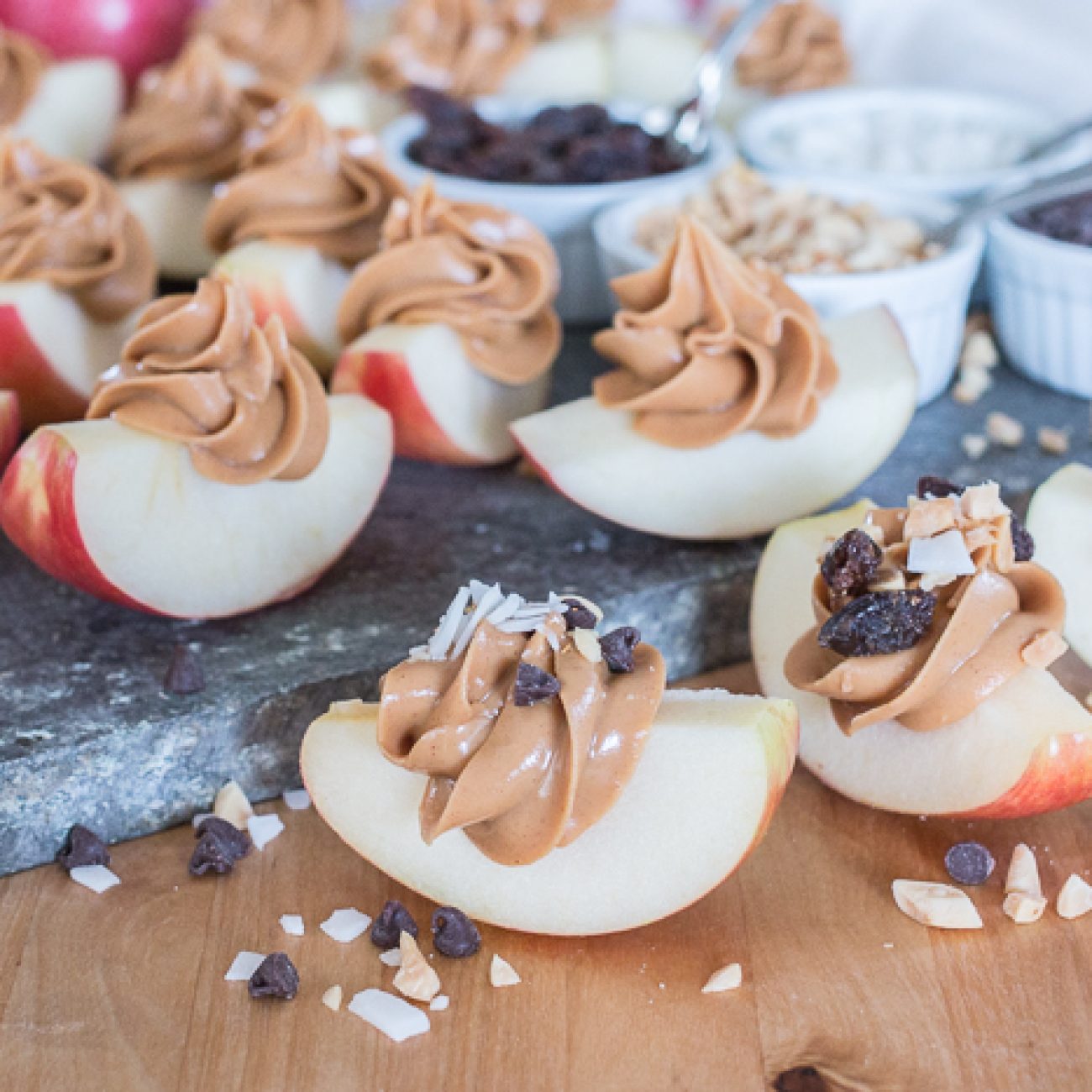 Apples And Peanut Butter Apple Slices