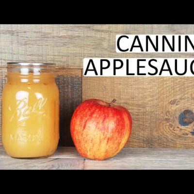 Applesauce For Canning