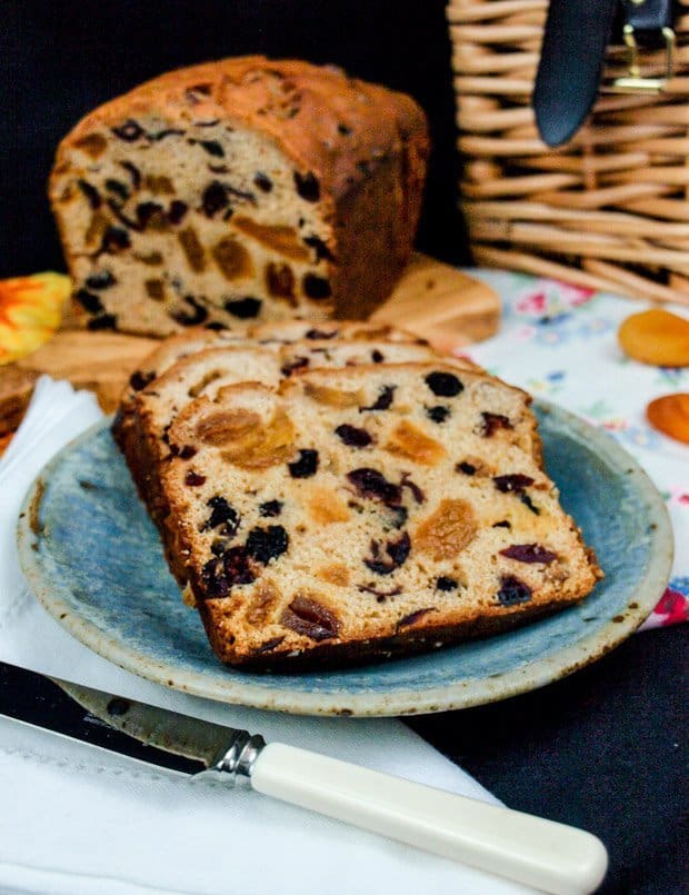 Apricot Walnut Tea Bread