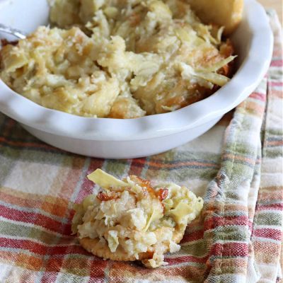 Artichoke Dip With Parmesan And Mozzarella