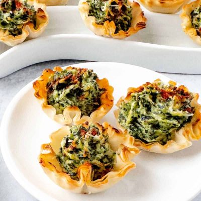 Artichoke Parmesan Phyllo Cups