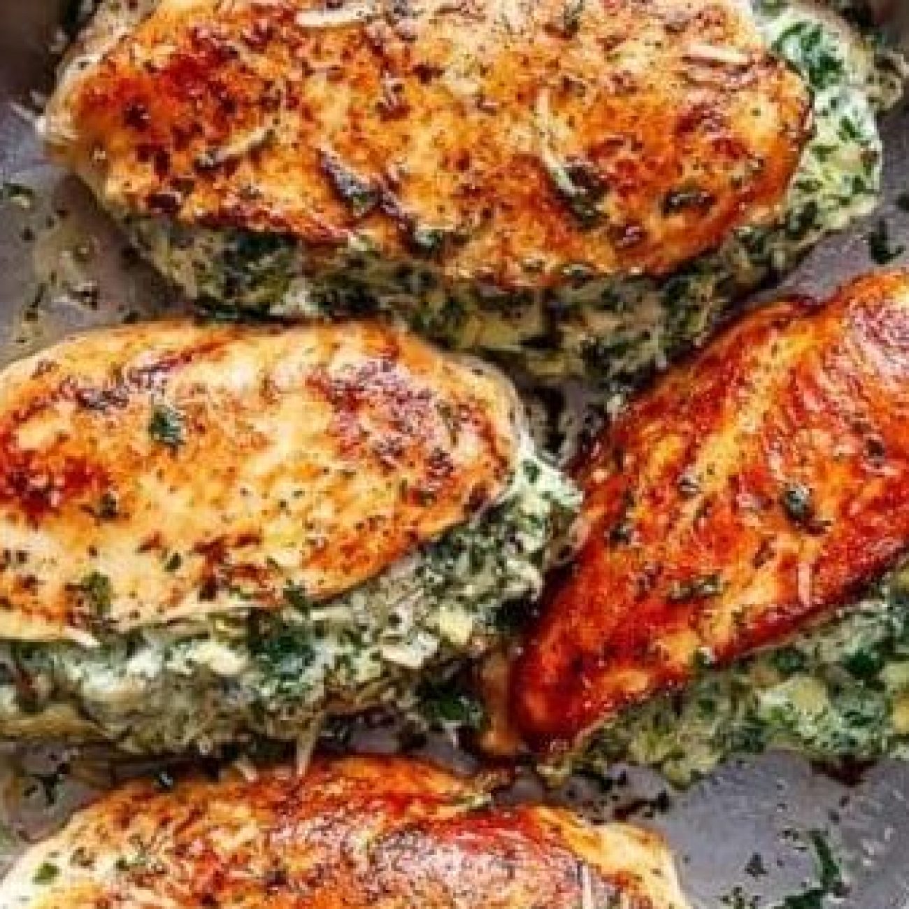 Artichoke Stuffed Chicken Breast, But With A