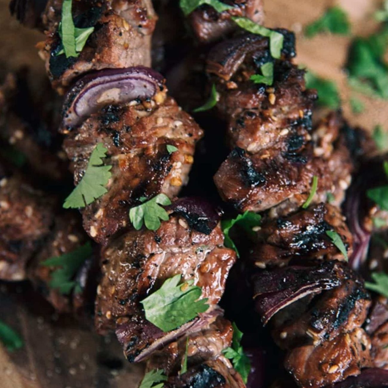 Asian Beef Skewers