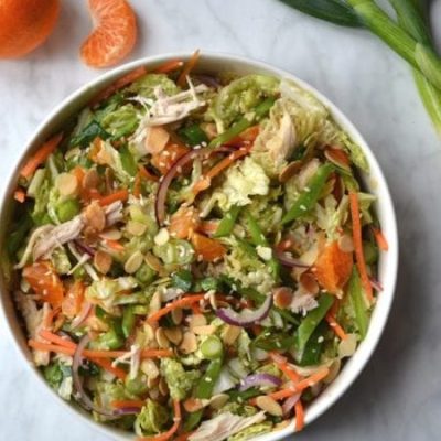 Asian Chicken Salad With Orange Ginger