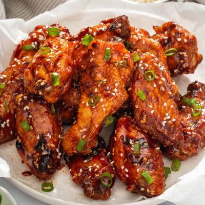 Asian-Inspired Ginger-Spiced Chicken Wings