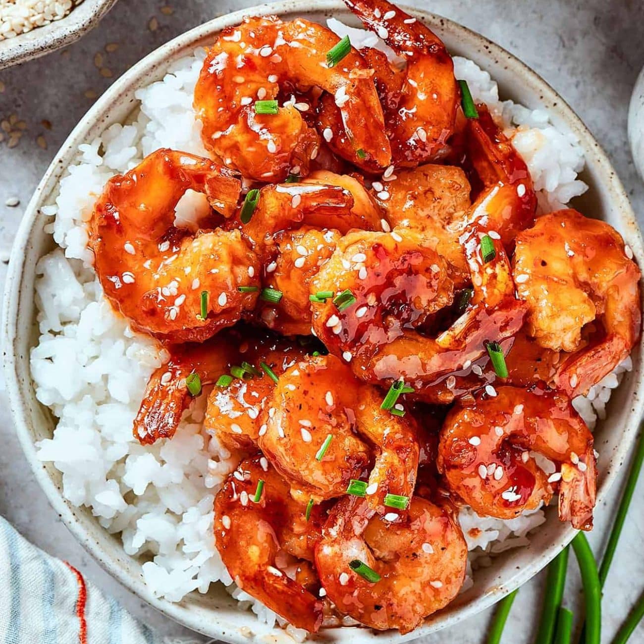 Asian-Inspired Sweet and Spicy Shrimp Kabobs Recipe