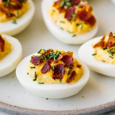 Asian-Style Bacon And Deviled Eggs