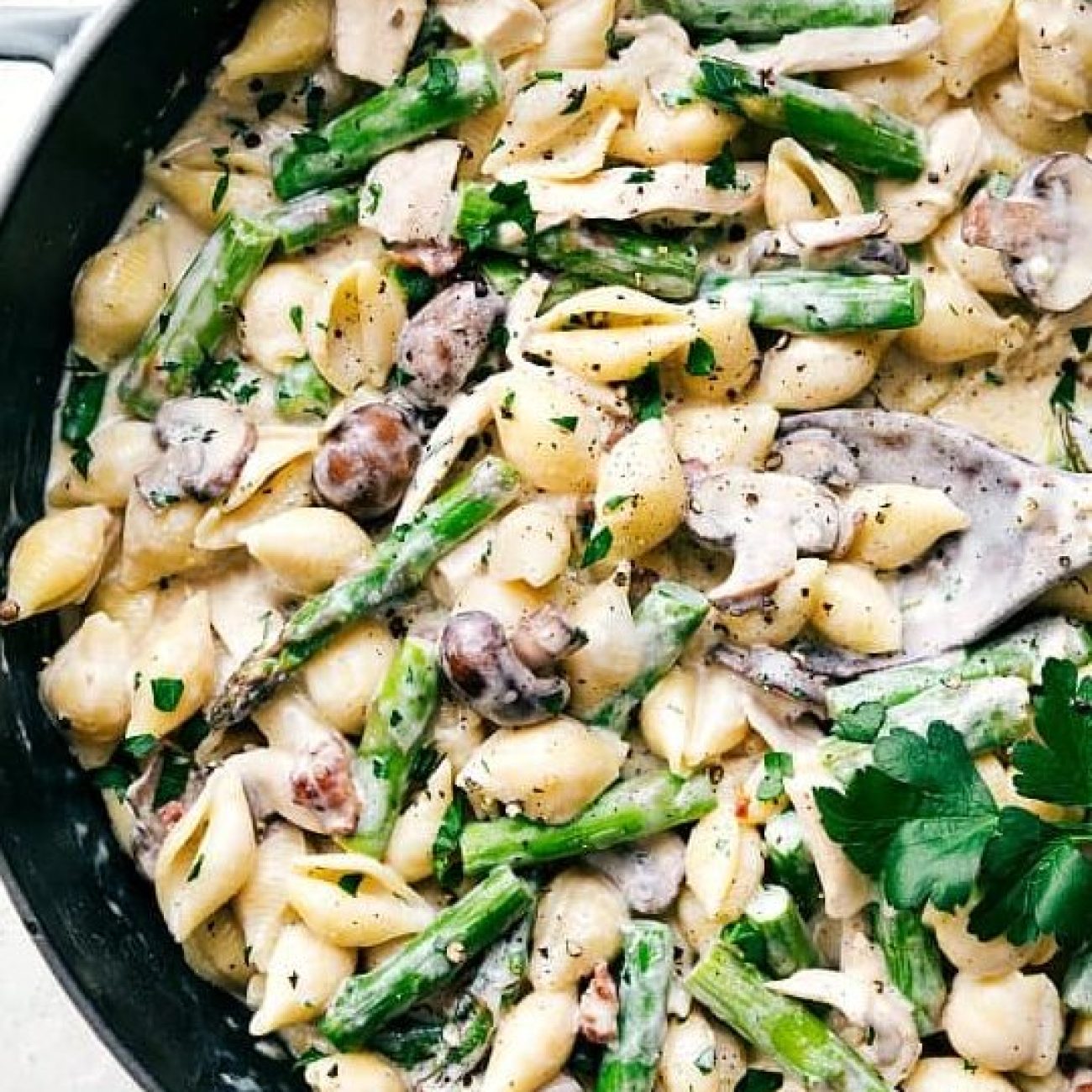 Asparagus Chicken Pasta