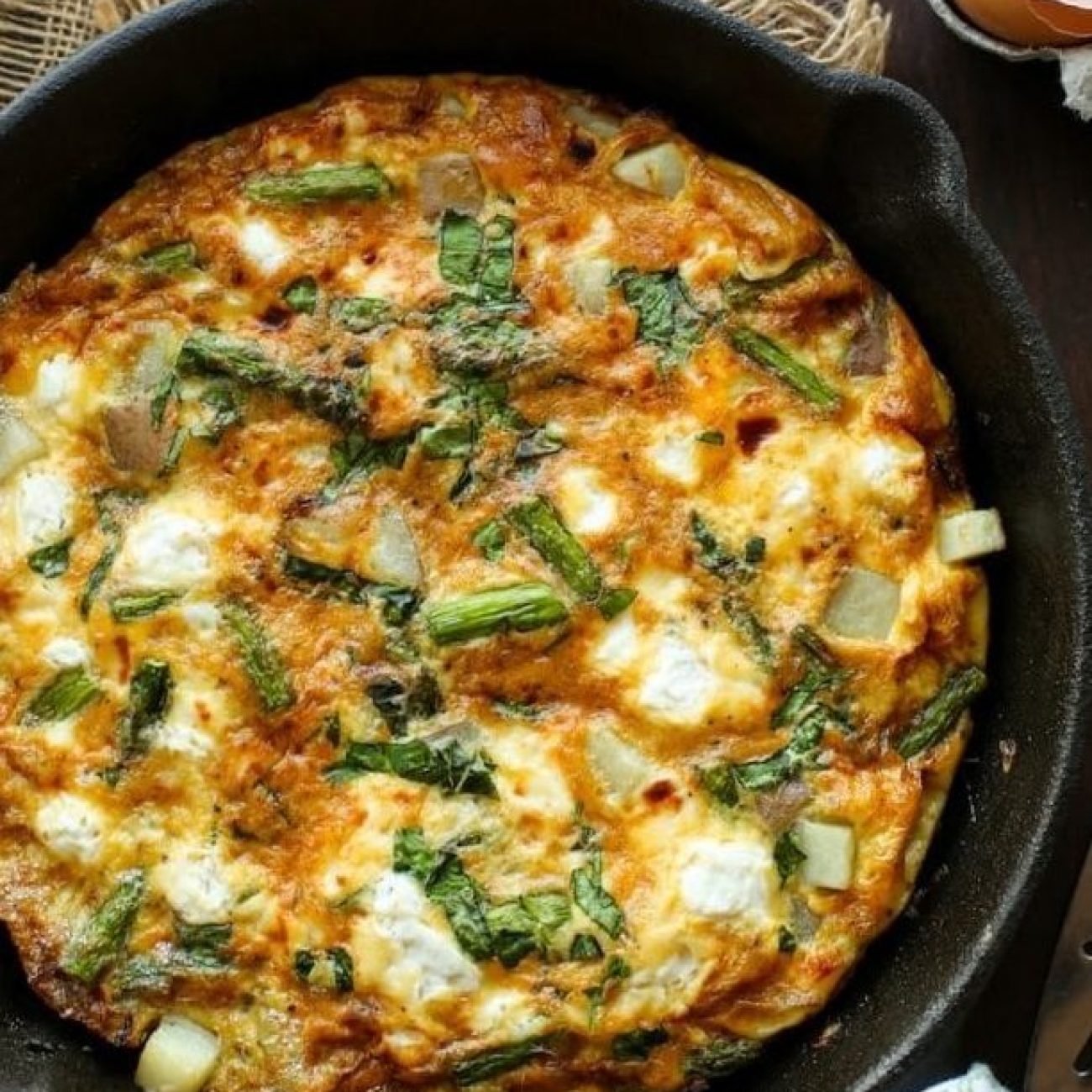 Asparagus Frittata With Rocket 21 Day