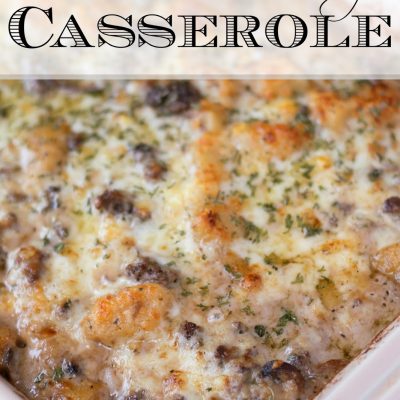 Au Gratin Burger Casserole