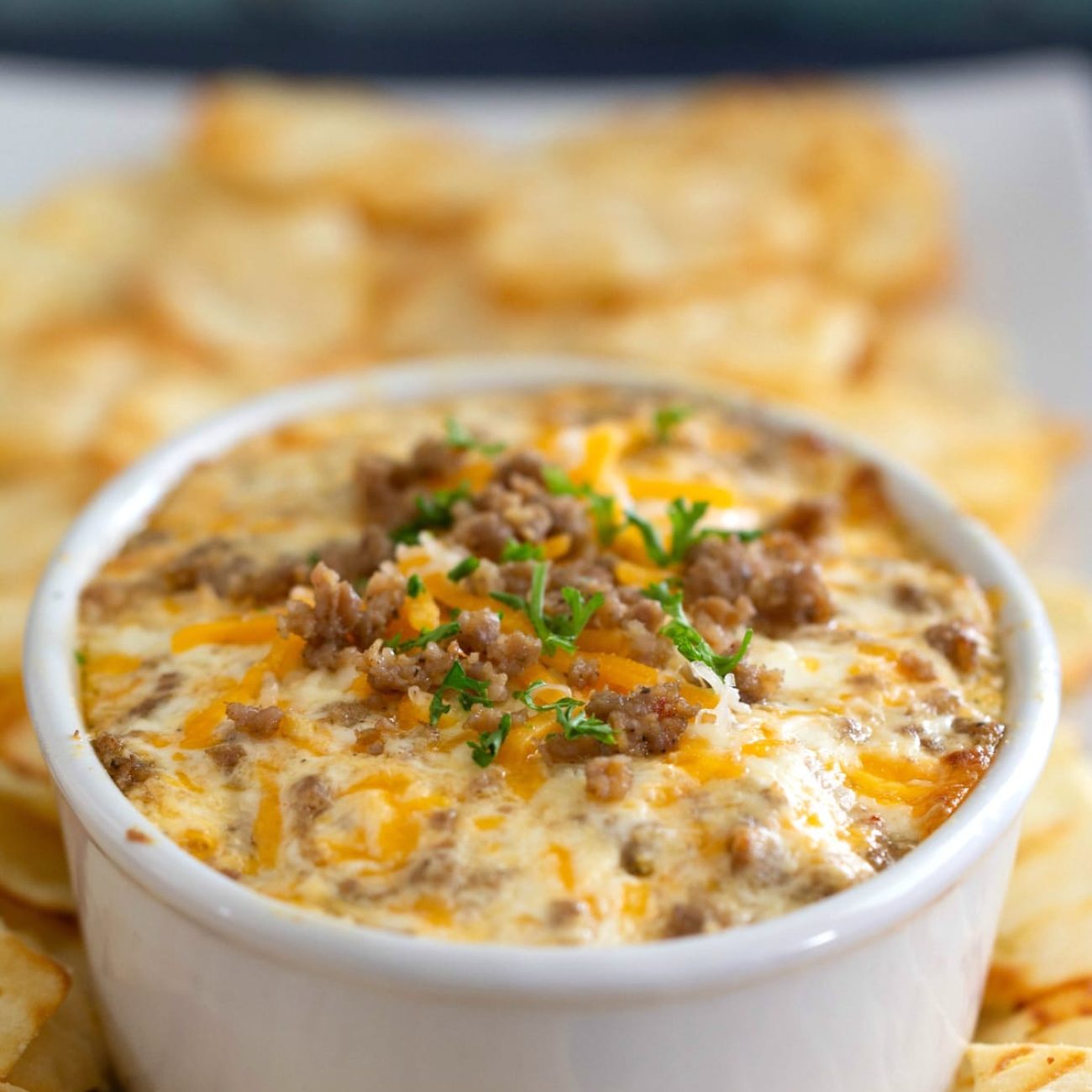 Aunt JoyceS Cheese Sausage Party Dip