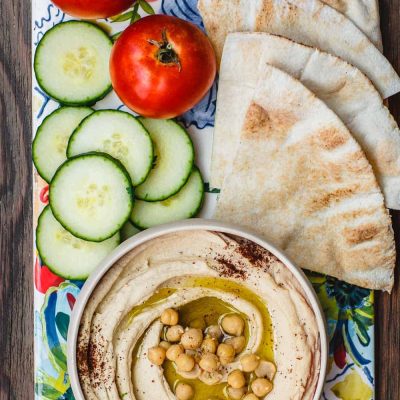 Authentic Creamy Homemade Hummus Recipe