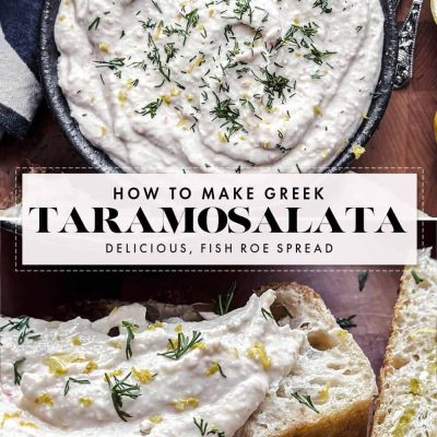 Authentic Greek Taramosalata Dip Recipe