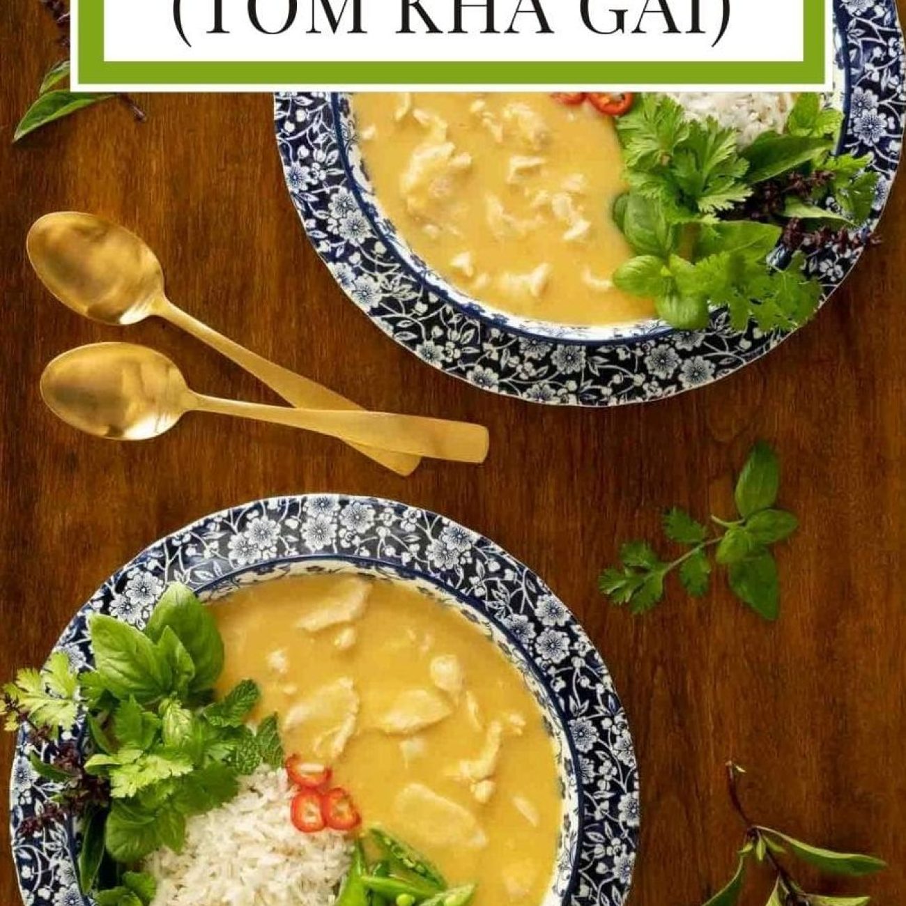 Authentic Thai Coconut Chicken Soup (Tom Kha Gai) Recipe