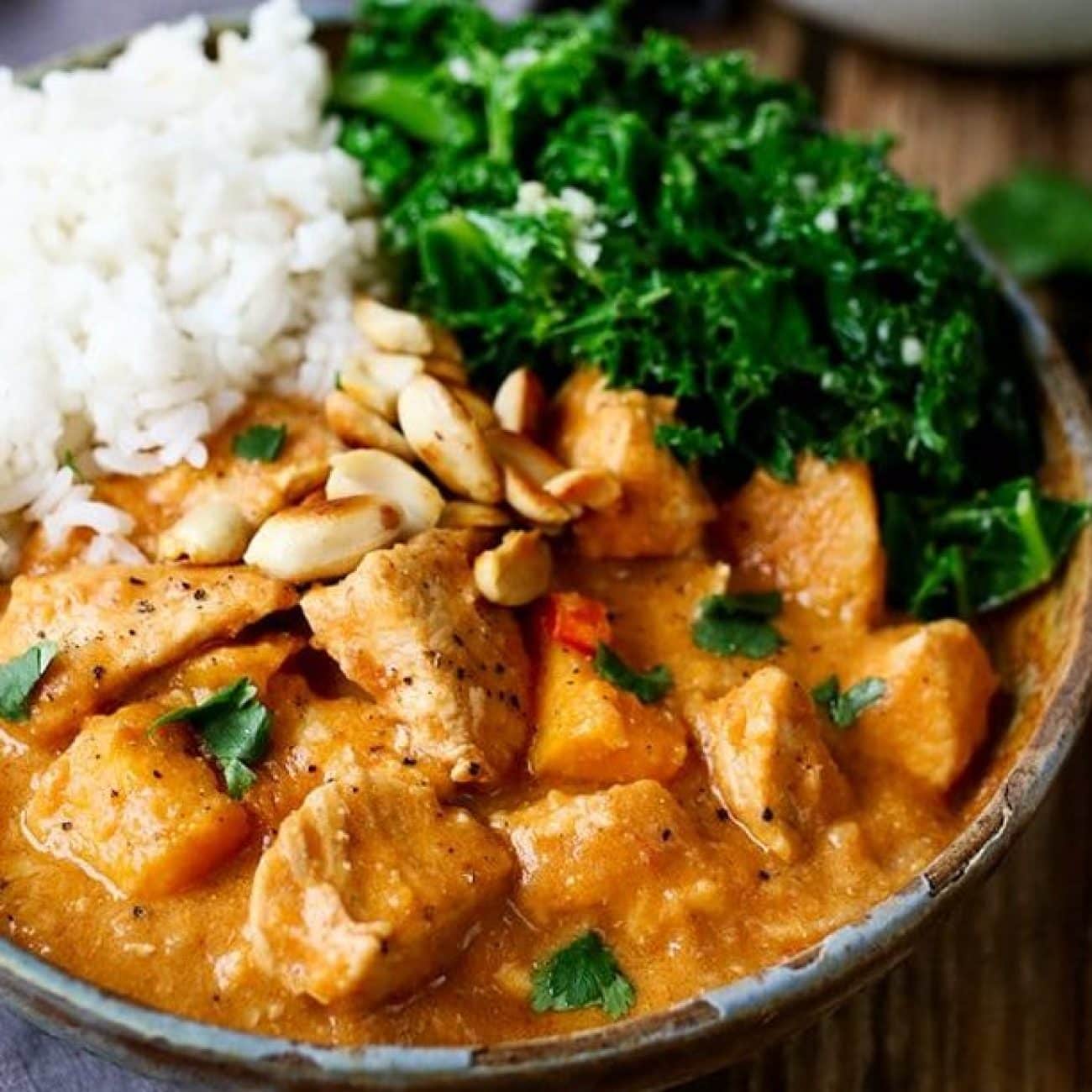 Authentic West African Chicken in Savory Peanut Sauce