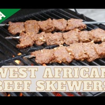 Authentic West African Grilled Meat Skewers Recipe