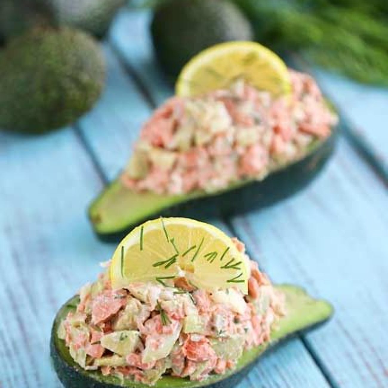 Avocados Stuffed With Smoked Fish