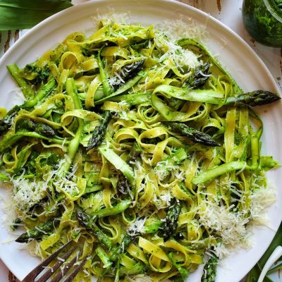 Awesome Pesto Asparagus