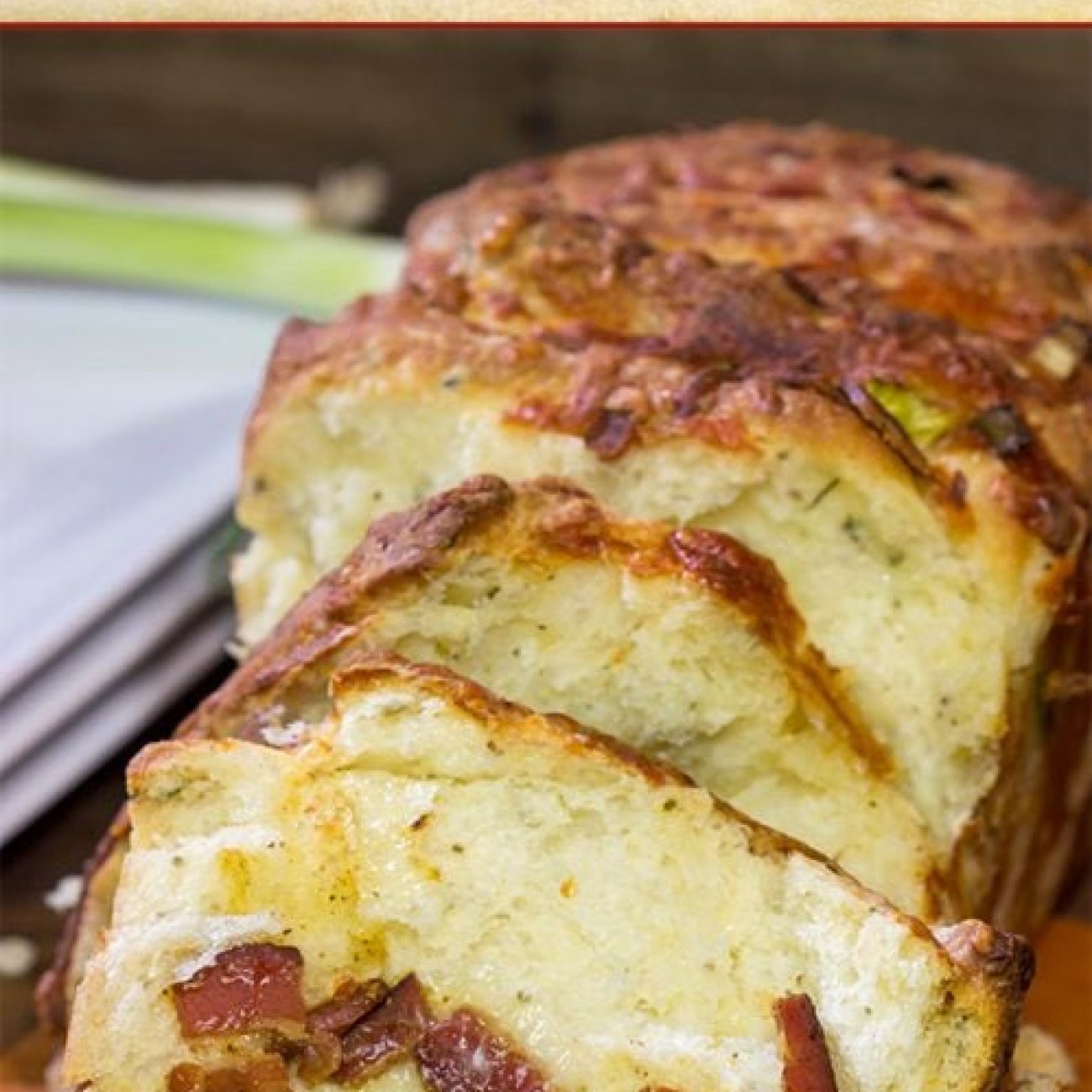 Bacon And Cheese Bread Pull-Aparts