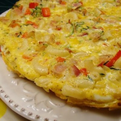 Bacon And Macaroni Frittata