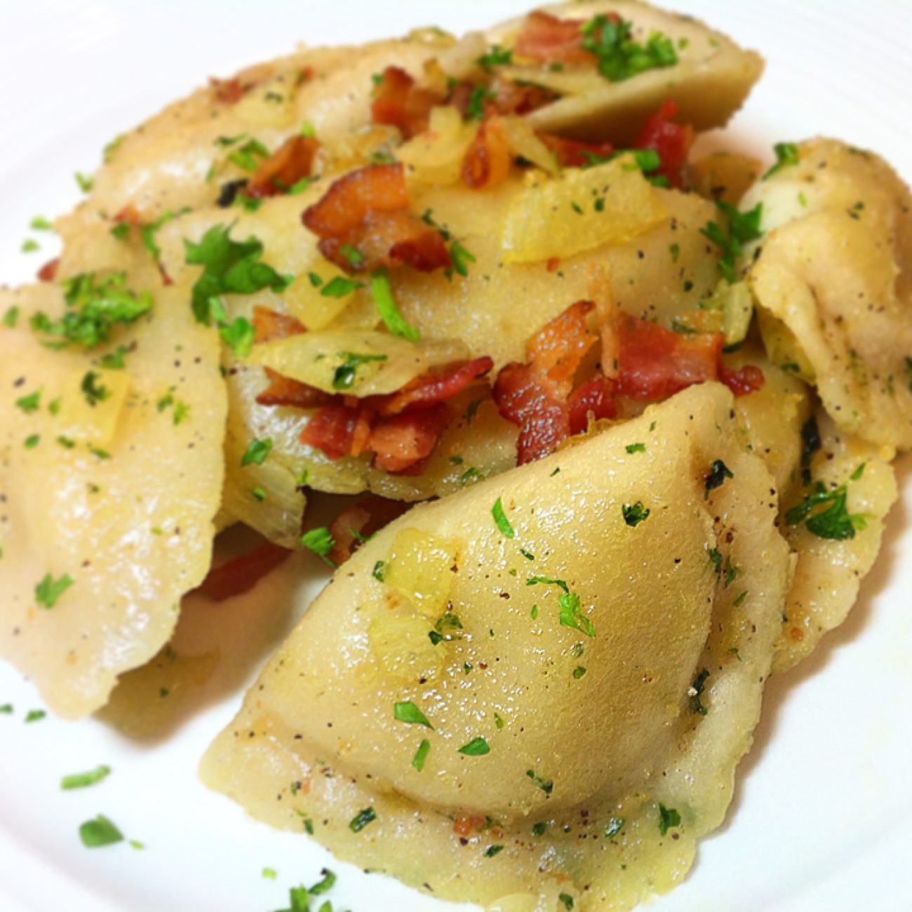 Bacon And Sauerkraut Perogies