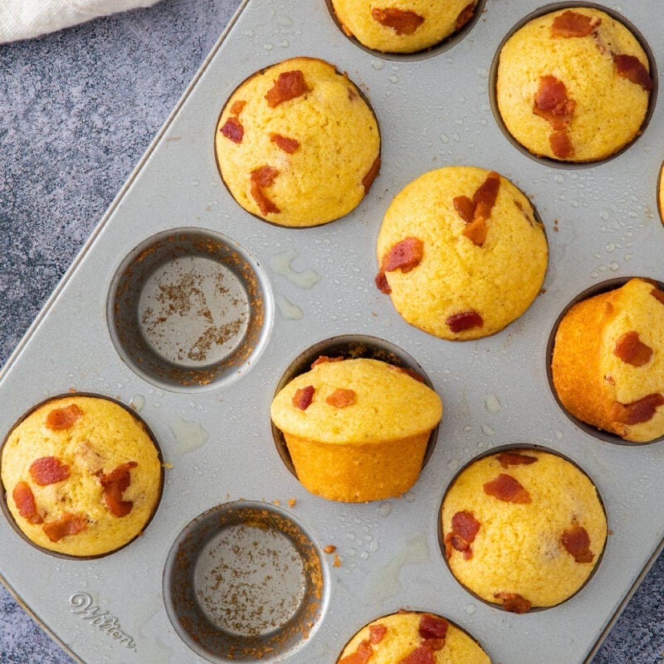 Bacon & Corn Polenta Muffins