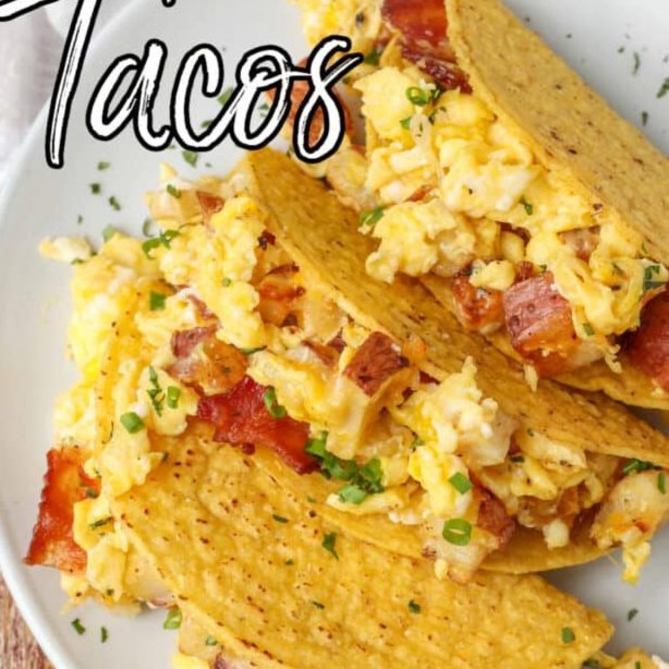 Bacon, Egg & Cheese Tacos