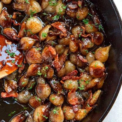 Bacon-Glazed Onions